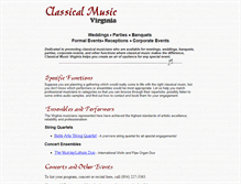 Tablet Screenshot of classicalmusicva.com